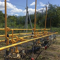 Газовая трубопроводная обвязка подземных емкостей СУГ