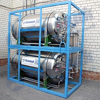 Горизонтальный газификатор ГХК - 1,5