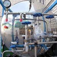 Элементы управления горизонтальным газификатором